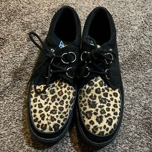 TUK Black & Leopard Vegan Sneaker